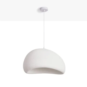 Wisząca lampa Biała E27 30cm Abruzzo Perla 1