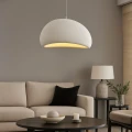 Wisząca lampa Biała E27 30cm Abruzzo Perla 1 4.webp