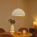 Wisząca lampa Biała E27 30cm Abruzzo Perla 1 6.webp