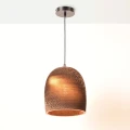 Lampa wisząca z tektury falistej E27 Abruzzo Fiore 4 2.webp