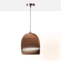 Lampa wisząca z tektury falistej E27 Abruzzo Fiore 4 8.webp