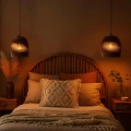Lampa wisząca z tektury falistej E27 Abruzzo Fiore 4 16.webp