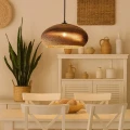 Lampa wisząca z tektury falistej E27 Abruzzo Fiore 3 3.webp