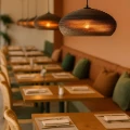 Lampa wisząca z tektury falistej E27 Abruzzo Fiore 3 4.webp