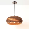 Lampa wisząca z tektury falistej E27 Abruzzo Fiore 3 6.webp
