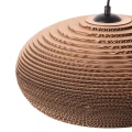 Lampa wisząca z tektury falistej E27 Abruzzo Fiore 3 9.webp