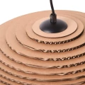 Lampa wisząca z tektury falistej E27 Abruzzo Fiore 3 10.webp