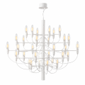 Lampa wisząca Żyrandol 30 x E14 Klasyczny Biały Abruzzo Mare.png