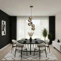 Lampa wisząca z kulami kryształowa Czarna 6 x G9 Azbruzzo Incanto 5.webp