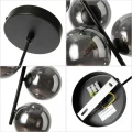 Lampa wisząca z kulami kryształowa Czarna 6 x G9 Azbruzzo Incanto 7.webp