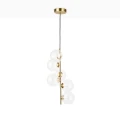 Lampa wisząca z kulami kryształowa Złota 6 x G9 Abruzzo Incanto 4.webp
