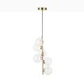 Lampa wisząca z kulami kryształowa Złota 6 x G9 Abruzzo Incanto 6.webp