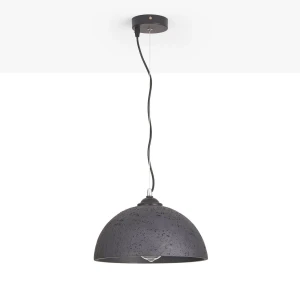 Lampa wisząca E27 Ø 30cm Czarna Abruzzo Gemma
