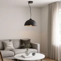 Lampa wisząca E27 Ø 30cm Czarna Abruzzo Gemma 5.webp