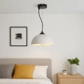 Lampa wisząca E27 Ø 30cm Biała Abruzzo Gemma 3.webp
