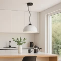 Lampa wisząca E27 Ø 30cm Biała Abruzzo Gemma 4.webp