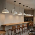 Lampa wisząca E27 Ø 30cm Biała Abruzzo Gemma 5.webp