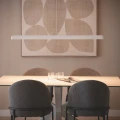 Lampa Wisząca 25W CCT z gipsu 120cm Biała Abruzzo Serena 2.webp