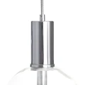 Lampa Wisząca 5W kula szklana Srebrna Abruzzo Lucenza 3.webp