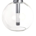 Lampa Wisząca 5W kula szklana Srebrna Abruzzo Lucenza 4.webp