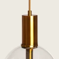 Lampa Wisząca 5W kula szklana Złota Abruzzo Lucenza 6.webp