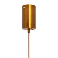 Lampa Wisząca 5W kula szklana Złota Abruzzo Lucenza 8.webp