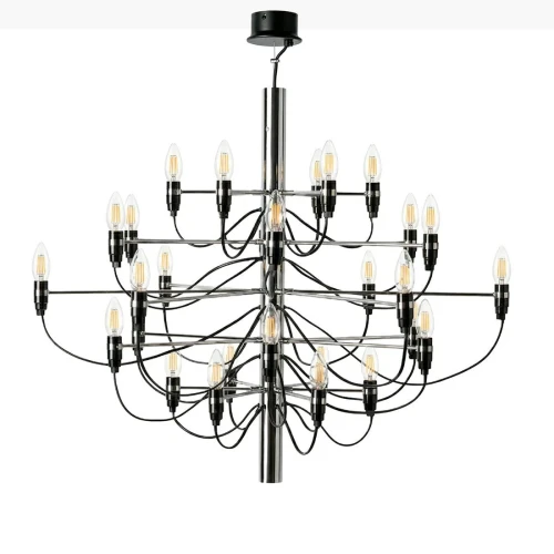 Lampa wisząca Żyrandol 30 x E14 Klasyczny Chrom Abruzzo Mare.webp