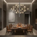 Lampa wisząca Żyrandol 30 x E14 Klasyczny Chrom Abruzzo Mare 2.webp