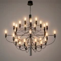 Lampa wisząca Żyrandol 30 x E14 Klasyczny Chrom Abruzzo Mare 3.webp