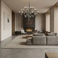 Lampa wisząca Żyrandol 30 x E14 Klasyczny Chrom Abruzzo Mare 5.webp