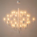 Lampa wisząca Żyrandol 30 x E14 Klasyczny Biały Abruzzo Mare 3.webp