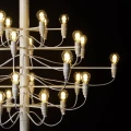Lampa wisząca Żyrandol 30 x E14 Klasyczny Biały Abruzzo Mare 5.webp