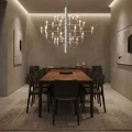 Lampa wisząca Żyrandol 30 x E14 Klasyczny Biały Abruzzo Mare 6.webp