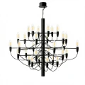 Lampa wisząca Żyrandol 30 x E14 Klasyczny Czarny Abruzzo Mare.webp