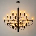 Lampa wisząca Żyrandol 30 x E14 Klasyczny Czarny Abruzzo Mare 3.webp