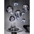 Designerska kryształowa lampa wisząca Ø 28cm Niebieska Abruzzo Sereno 3.webp