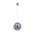 Designerska kryształowa lampa wisząca Ø 28cm Niebieska Abruzzo Sereno 4.webp