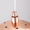 Designerska kryształowa lampa wisząca Ø 28cm Czerwona Abruzzo Sereno 3.webp