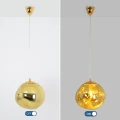 Designerska kryształowa lampa wisząca Ø 28cm Złota Abruzzo Sereno 3.webp