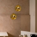 Designerska kryształowa lampa wisząca Ø 28cm Złota Abruzzo Sereno 5.webp