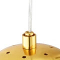 Designerska kryształowa lampa wisząca Ø 28cm Złota Abruzzo Sereno 9.webp