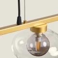 Lampa Wisząca złota szkło 5XG9 120cm Abruzzo Valoro 5.webp