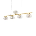 Lampa Wisząca złota szkło 5XG9 120cm Abruzzo Valoro 8.webp