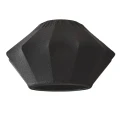 Lampa Wisząca Czarna Bawełniana E27 Ø33cm Abruzzo Ludoro.webp