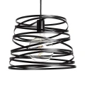 Lampa Wisząca Czarna nowoczesna Ø33cm Abruzzo Arlena.webp