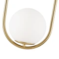 Lampa Wisząca kryształowa kula Złota Ø15cm E27 Abruzzo Veliano 6.webp