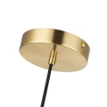Lampa Wisząca kryształowa kula Złota Ø15cm E27 Abruzzo Veliano 8.webp
