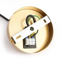 Lampa Wisząca kryształowa kula Złota Ø15cm E27 Abruzzo Veliano 9.webp