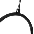 Lampa Wisząca kryształowa czarna kula Ø15cm E27 Abruzzo Veliano 7.webp