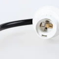 Lampa Wisząca kryształowa czarna kula Ø15cm E27 Abruzzo Veliano 9.webp
